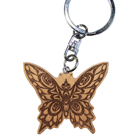 Indigenous Artist Spirit Wood Keychain